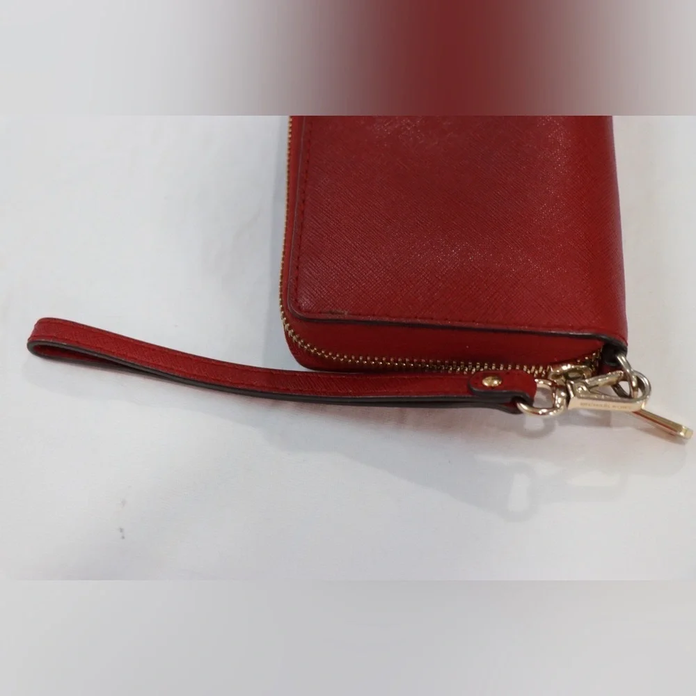 Michael Kors Scarlet Wristlet with Gold Accents